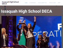 Tablet Screenshot of issaquahdeca.com